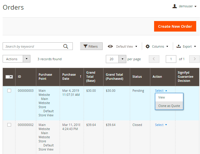 magento 2 request a quote request a quote clone as quote